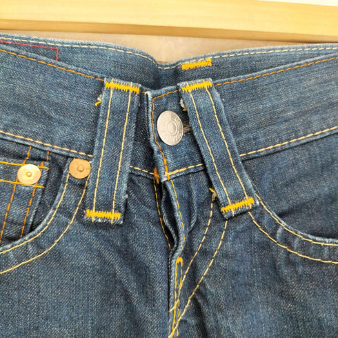 リーバイスレッド Levis RED 00s 02AW クロアチア製 01F F02 BOOT CUT ローライズ 立体裁断 ブーツカット デニムパンツ Y2K レディース 25/28