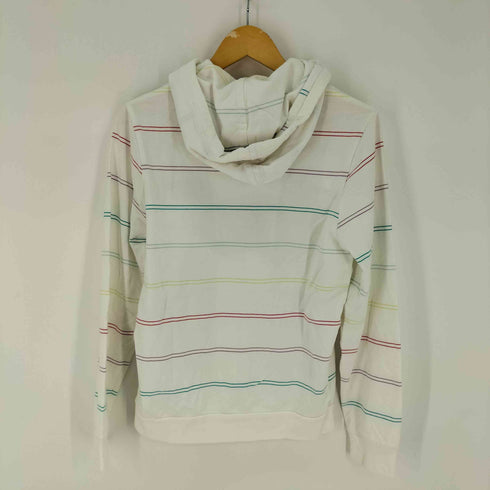 ラコステ LACOSTE マルチカラー ボーダー ジップパーカー レディース JPN:3
