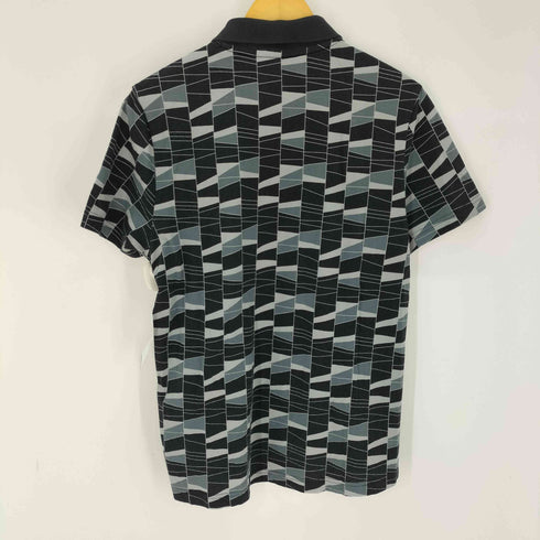ラコステ LACOSTE 鹿の子 S/S ポロシャツ アミダクジ柄 メンズ