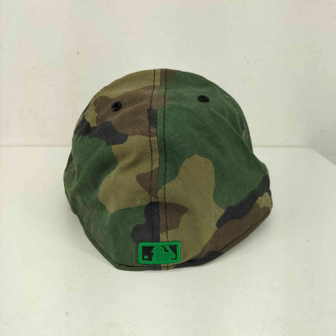 ニューエラ NEW ERA 59fifty 迷彩 チームロゴ刺繍 6パネルキャップ メンズ 8
