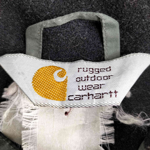 カーハート Carhartt 80-90s 三角タグ ハーフジップ 中綿 フーデットジャケット メンズ
