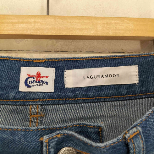 ラグナムーン LAGUNAMOON 別注 テーパード デニムパンツ レディース JPN:S
