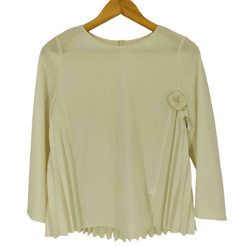 ユナイテッドアローズグリーンレーベルリラクシング UNITED ARROWS green label relaxing パウドレ プリーツ ブラウス レディース FREE