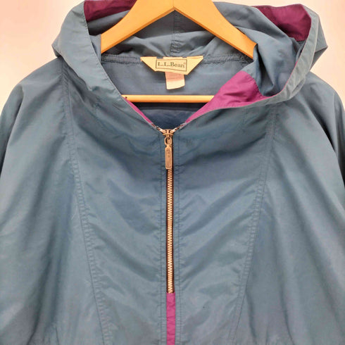 エルエルビーン L.L.Bean 90s ナイロン マルチカラー チロリアンテープ アノラックパーカー メンズ import:L