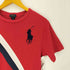 ポロラルフローレン POLO RALPH LAUREN ビッグポニー刺繍 ナンバリング バックプリント ショルダーパネル S/S シャツ メンズ import:XL