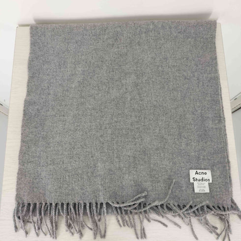 アクネストゥディオズ ACNE STUDIOS イタリア製 virgin wool 200×45cm ウール フリンジ マフラー レディース