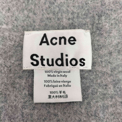 アクネストゥディオズ ACNE STUDIOS イタリア製 virgin wool 200×45cm ウール フリンジ マフラー レディース
