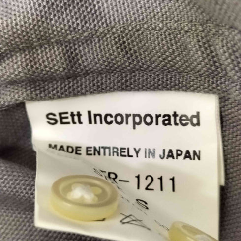 SEtt Incorporated ロゴ刺繍 S/S シャツ メンズ