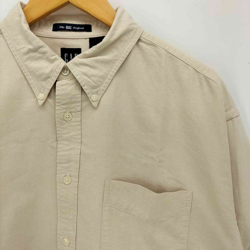 ギャップ Gap 00s 紺タグ The BIG oxford コットン ビッグ オックスフォードシャツ メンズ import:L