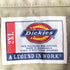 ディッキーズ Dickies コットンポリ シャドーストライプ 半袖 ワークシャツ メンズ 2XL
