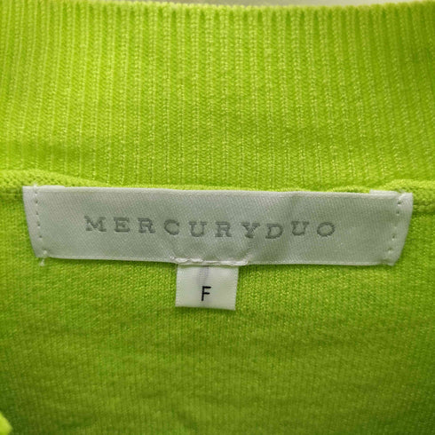 マーキュリーデュオ MERCURYDUO 総針パフスリーブニット レディース FREE