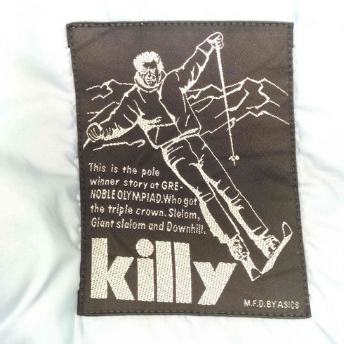 Killy 90-00S OLD Asics アシックス社製 パッカブル 中綿 パデット クロップド スキー ブルゾン ジャケット Thinsulate シンサレート 短丈 レディース 165