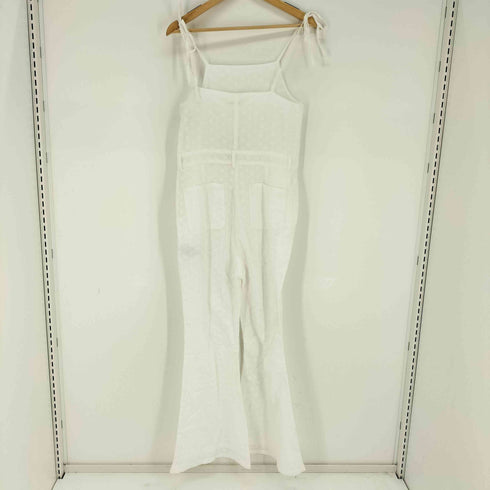 CALNAMUR コットン刺繍サロペット レディース JPN:M