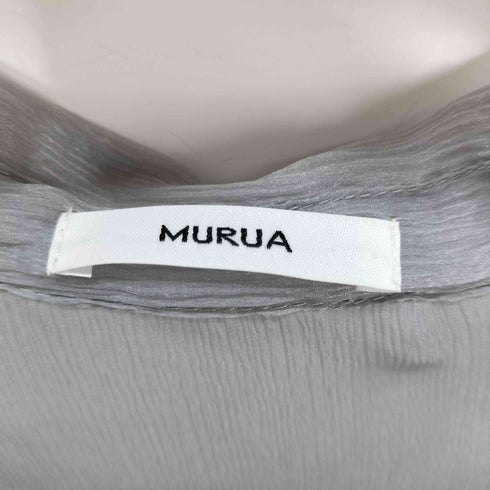 ムルーア MURUA シアーシャイニーボリュームシャツ レディース FREE