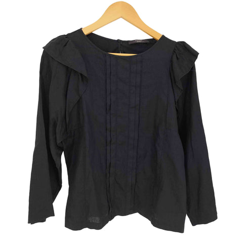 ウィークエンドマックスマーラ Weekend Max Mara フリル リネン シャツ ブラウス レディース import:S