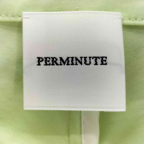 PERMINUTE パーミニット 21SS 立体裁断 ボリューム パフスリーブ ギャザー ドレス ワンピース レディース FREE