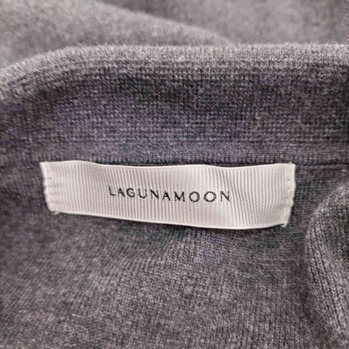 ラグナムーン LAGUNAMOON ペプラムドッキングニットカーディガン レディース FREE