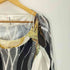 エイチアンドエム H&M × GLENN MARTENS 25AW コラボ 総柄 プリント トップス トロンプルイユ パワーネット セカンドスキン レディース import:S