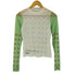 ヨウヘイオオノ yohei ohno 25AW Graphic Mesh Top グラフィック メッシュ トップ 総柄 ドット プリント シアー パワーネット セカンドスキン レディース JPN:36