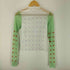 ヨウヘイオオノ yohei ohno 25AW Graphic Mesh Top グラフィック メッシュ トップ 総柄 ドット プリント シアー パワーネット セカンドスキン レディース JPN:36