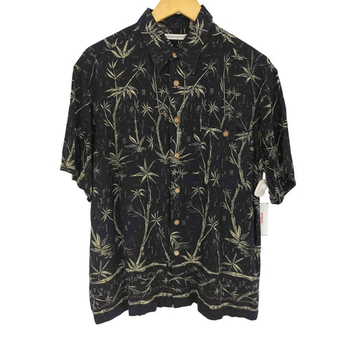 ナイツブリッジ KNIGHTSBRIDGE 総柄レーヨン S/S シャツ メンズ import:L