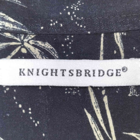 ナイツブリッジ KNIGHTSBRIDGE 総柄レーヨン S/S シャツ メンズ import:L