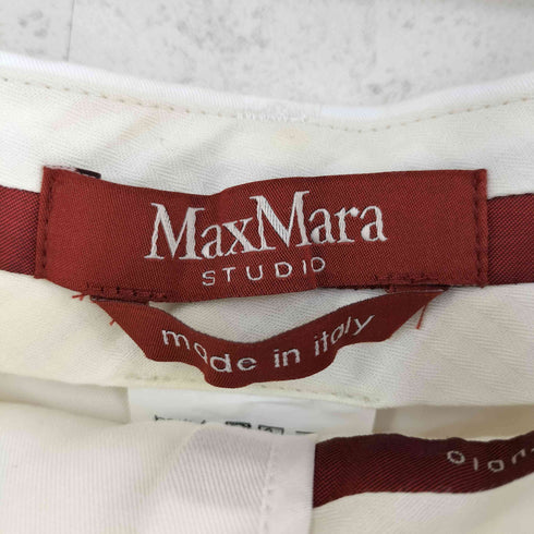 マックスマーラ MAX MARA 1タック ワイド ストレートパンツ レディース 42