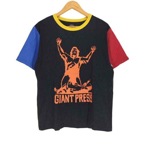 ジェラード JELADO プロレスTシャツ GIANT PRESS リンガーTシャツ メンズ 40