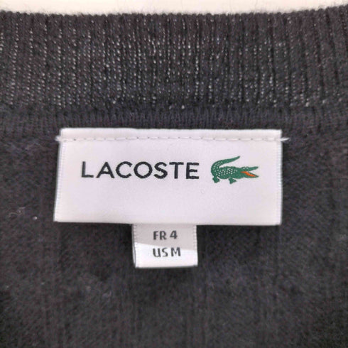 ラコステ LACOSTE cashmere カシミヤ混 Vネックセーター メンズ import:M