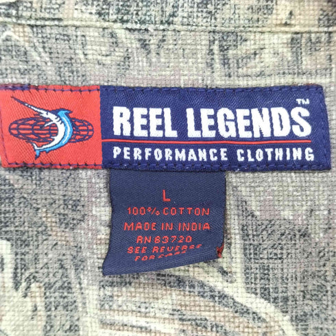 REEL LEGENDS 総柄 S/S シャツ メンズ import:L