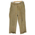 ユーエスアーミー U.S. ARMY 40s M-45 45 KHAKI CHINO TROUSERS 細ベルトループ 尿素ボタン 片玉縁 シングルステッチ 45カーキ チノ メンズ S