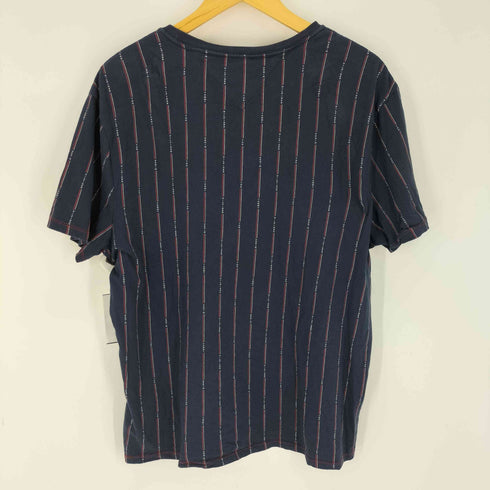 トミーヒルフィガー TOMMY HILFIGER ロゴストライプ クルーネックTシャツ メンズ JPN:L