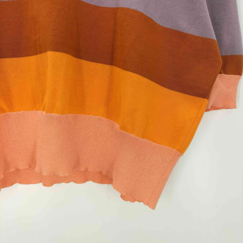 マルニ MARNI 23SS MADE IN ITALY イタリア製 ボーダー サマー ニット S/S Tシャツ レディース 36