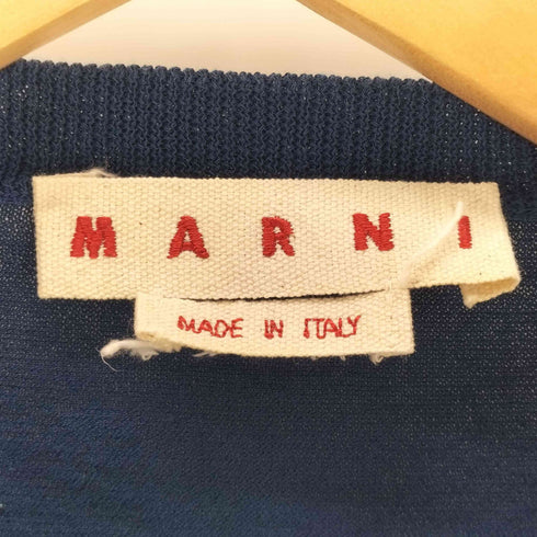 マルニ MARNI 23SS MADE IN ITALY イタリア製 ボーダー サマー ニット S/S Tシャツ レディース 36
