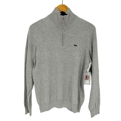 ラコステ LACOSTE ハーフジップ プルオーバーニット メンズ import:M