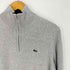ラコステ LACOSTE ハーフジップ プルオーバーニット メンズ import:M