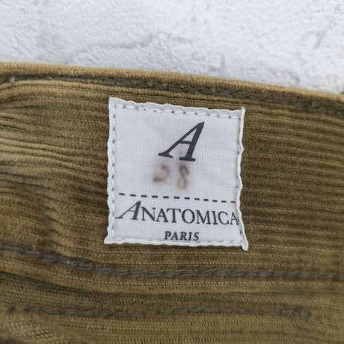 アナトミカ ANATOMICA ストレート コーデュロイパンツ レディース 28
