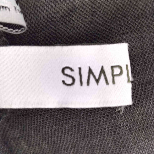 シンプリシテェ SIMPLICITE 25ss 手洗い可 / フレンチリネン2wayブラウス レディース FREE