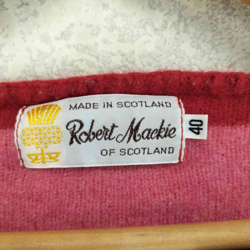ROBERT MACKIE MADE IN SCOTLAND ボーダー ニット セーター メンズ 40