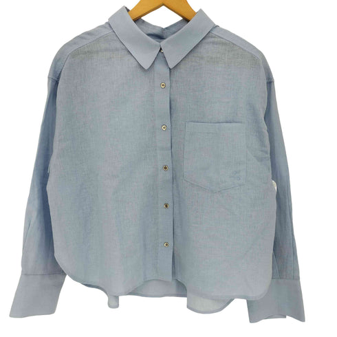 ルクールブラン le.coeur blanc 25ss コットン麻コンパクトシャツ レディース JPN:38