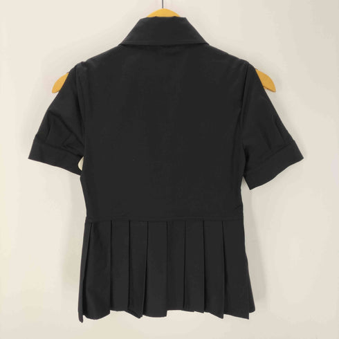 パトリツィアペペ PATRIZIA PEPE MADE IN ITALY イタリア製 プリーツ スカート S/S シャツ ブラウス ミニ ワンピース オリゾンティ レディース EUR:38