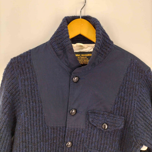 マハリシ MAHARISHI 切替ニットジャケット メンズ JPN:S
