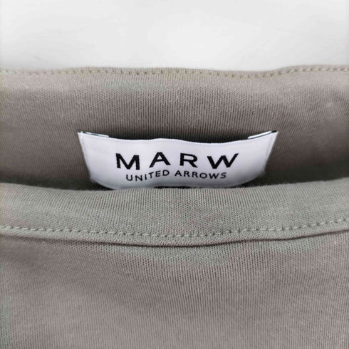 ユナイテッドアローズ UNITED ARROWS MARW 5分袖 ボートネック Tシャツ レディース ONE SIZE