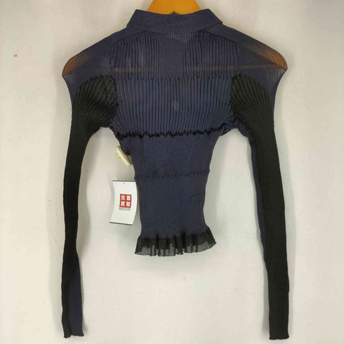 ジャックムス JACQUEMUS Sheer Rib Knit Polo Cardigan シアー リブ ニット ポロ カーディガン レディース 36