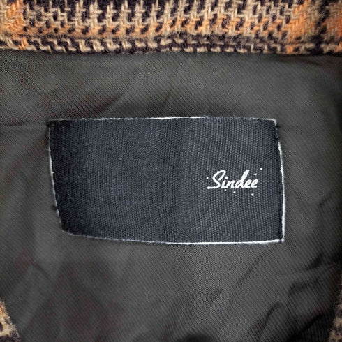 シンディー SINDEE ガンクラブチェック 比翼ジップブルゾン レディース JPN:M