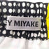 イッセイミヤケ ISSEY MIYAKE ドット パネル スイッチング タック ミディ スカート レディース JPN:2