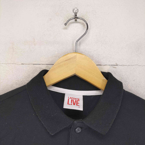 ラコステライブ Lacoste Live デカワニ 鹿の子 S/S ポロシャツ メンズ JPN:3