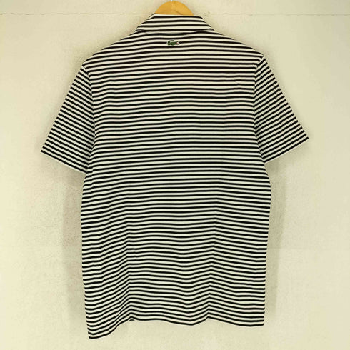 ラコステライブ Lacoste Live ボーダー S/S ポロシャツ メンズ JPN:M