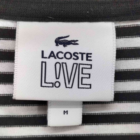 ラコステライブ Lacoste Live ボーダー S/S ポロシャツ メンズ JPN:M