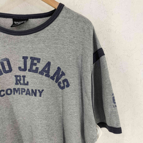 ポロジーンズカンパニーラルフローレン POLO JEANS COMPANY RALPH LAUREN カレッジロゴプリントTシャツ メンズ XL